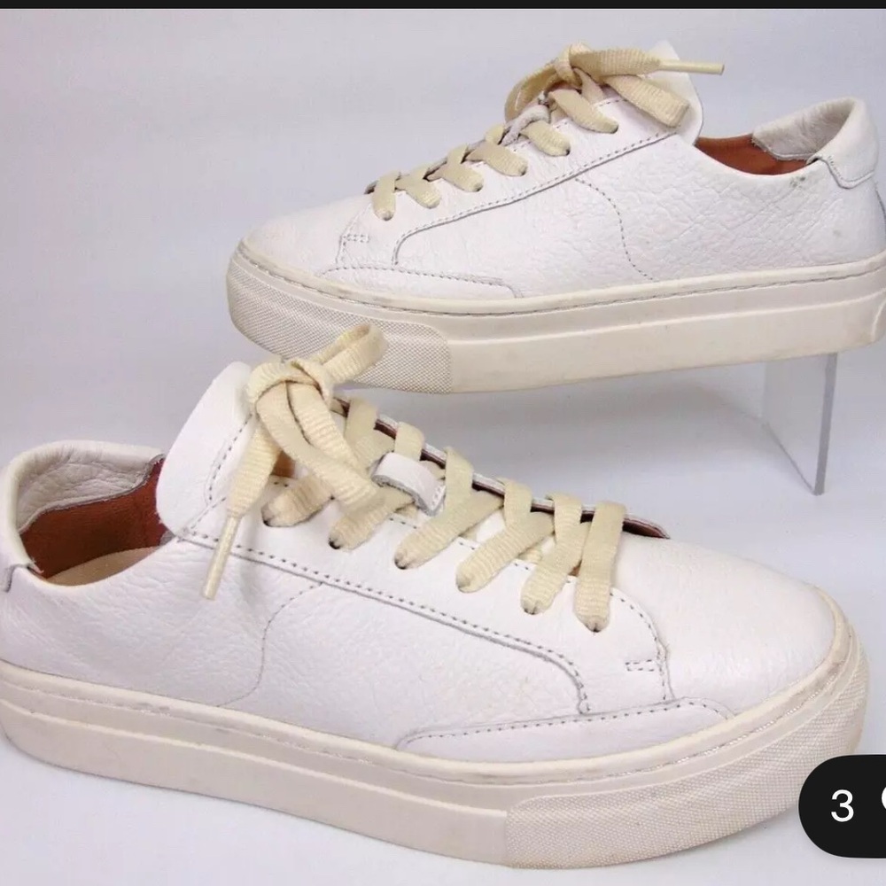 Soludos Ibiza leather sneakers with ortholite insoles